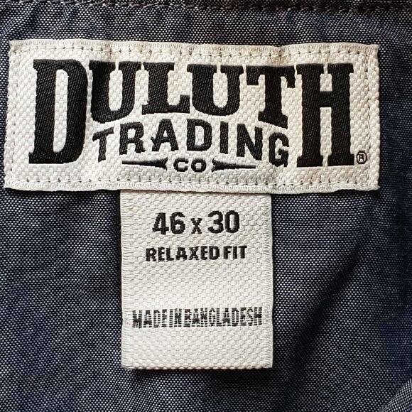 Duluth Trading Co Flex Ballroom Canvas Pants Men’s Size 46x30 Gray Workwear - Picture 9 of 13